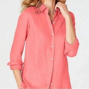 J Jill Love Linen The Essential Shirt